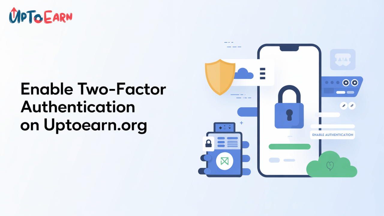 How to Enable Two-Factor Authentication on UptoEarn