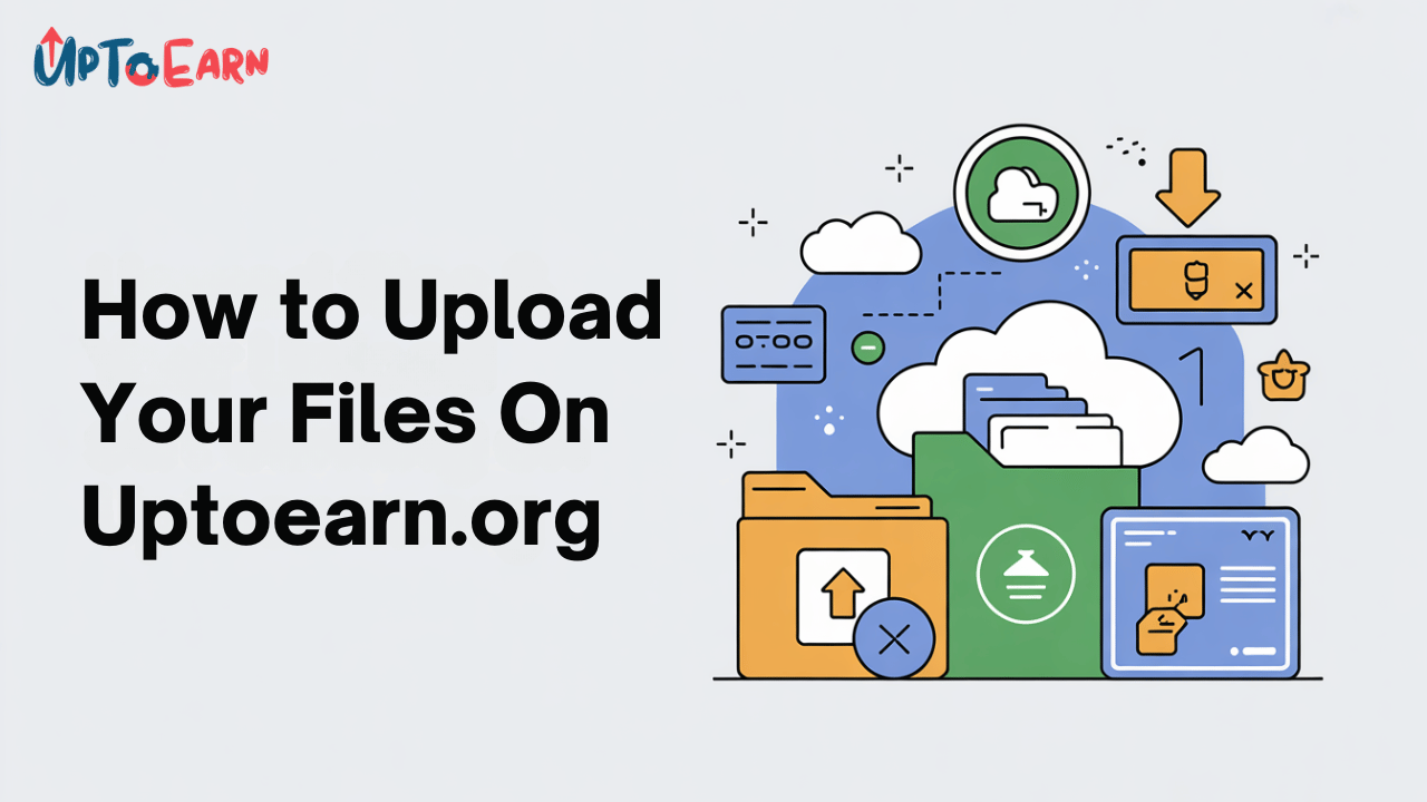 How to Upload Your Files on UpToEarn.org and Start Earning
