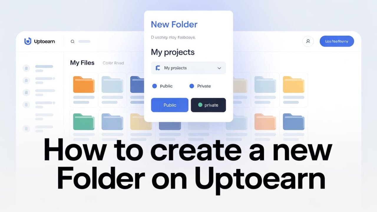 How to Create a New Folder on UpToEarn – Step-by-Step Guide